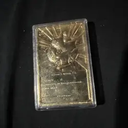 Vintage Pokemon 23K Gold Plated Togepi Trading Card 1999 Nintendo in Case - Image 2