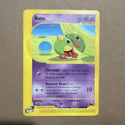 2003 Pokemon Card TCG- Natu Skyridge 80/144 - Non Holo - Image 1