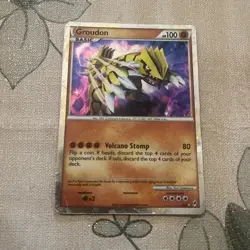 Groudon - SL4 - Pokemon Card Call Of Legends Shiny Holo Rare - MP - Image 1