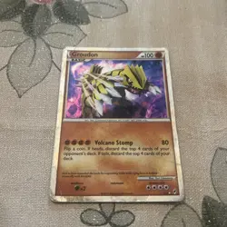 Groudon - SL4 - Pokemon Card Call Of Legends Shiny Holo Rare - MP - Image 2