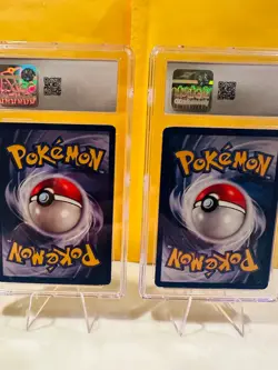 CGC 5.5 Vintage Pokemon Cards Lot - Dragonite Black Star Promo #5 & Brock Holo G - Image 4