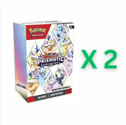 Prismatic Evolutions Booster Bundle x 2 and Surprise Box x 2 Sealed Lot 4 Total - Image 2