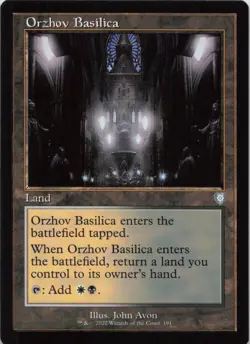 Orzhov Basilica (Retro Frame) U Commander: The Brothers' War 191 LP-NM - Image 1
