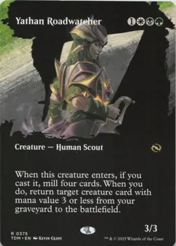 Yathan Roadwatcher (Borderless) R Tarkir: Dragonstorm 375 NM MTG - Image 1