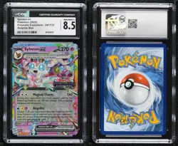 Sylveon ex (Surprise Box Promo) Pokemon Prismatic Evolutions PRE CGC 8.5 - Image 3