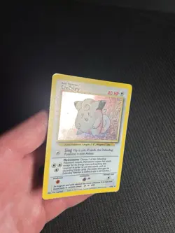 Pokemon TCG Clefairy 5/102 Base Set Holo Rare MP - Image 4