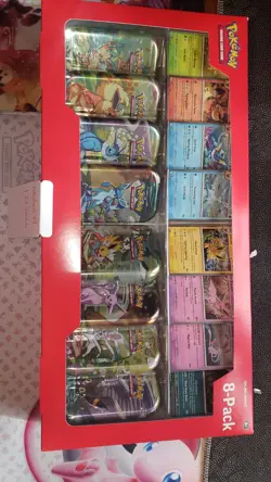 Pokemon TCG: S&V Prismatic Evolutions Mini Tin 8 Pack Factory Sealed Box - Image 1