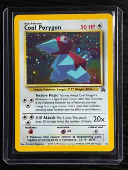 Pokemon TCG Cool Porygon Black Star Promo Holo NM - LEGENDARY BUTT/FART SWIRL ! - Image 5