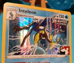 Inteleon 043/198 Holo Prize Pack Series Pokemon Play! Mint Condition - Image 1