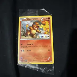 Pokemon TCG Charmander Card Build-A Bear Workshop Edition Booster 17/113 Sealed - Image 1