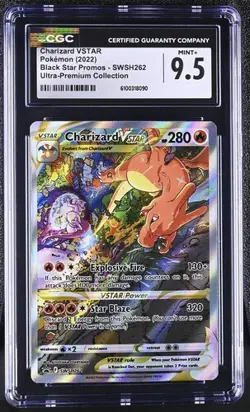 Charizard VSTAR *CGC 9.5* Full Art *Sword & Shield UPC Promo* #262 *2022*Pokemon - Image 1
