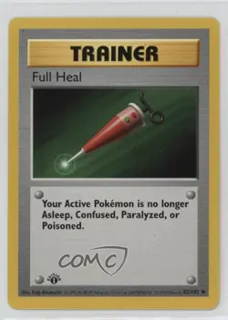 Full Heal Shadowless 1st Ed. Pokemon Base Set #82 1999 - Image 1