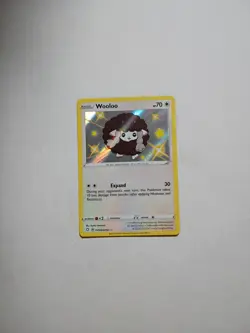 Pokemon TCG Wooloo SV103/SV122 Shiny Holo Rare Shining Fates Vault - Image 1