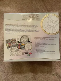 Pokemon TCG Sword & Shield: Brilliant Stars Elite Trainer Box ETB Factory Sealed 820650850127 - Image 2