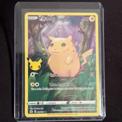 2021 POKEMON CELEBRATIONS FULL ART HOLO JUNGLE PIKACHU 005/025 NM 💫 - Image 1
