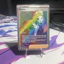 Serena Pokemon Sword Shield Silver Tempest 207/195 Secret Rare Full Art SWSH NM - Image 1