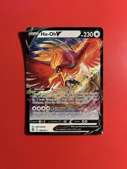 Pokemon TCG Ho-Oh V Sword & Shield - Silver Tempest 140/195 Holo Ultra Rare - Image 1