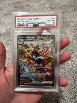 2024 POKEMON TWILIGHT MASQUERADE SPECIAL ILLUSTRATION RARE GRENINJA EX PSA 10 - Image 1