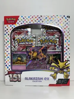 Pokemon TCG Scarlet & Violet 151 Alakazam EX Collection Box - Sealed NEW - Image 1