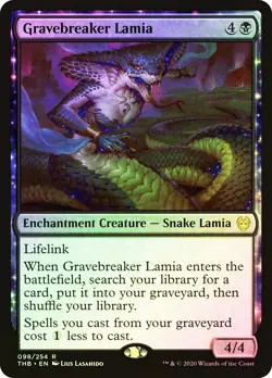MTG FOIL Gravebreaker Lamia (#098) - Theros Beyond Death #098 - Image 1