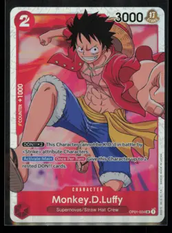 Monkey.D.Luffy (024) OP01-024 One Piece Romance Dawn Super Rare Near Mint - Image 1
