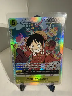 One Piece TCG Monkey.D.Luffy The Four Emperors/Egghead/ OP07-109SR Near Mint - Image 1