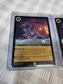 Disney Lorcana Whispers In The Well GOLIATH Clan Leader Legendary 173/204, x2 - Image 3