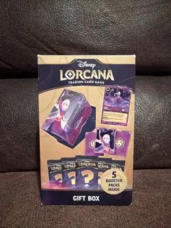 NEW 2025 Ravensburger Disney LORCANA Elsa Promo Card 5 Booster Pack GIFT BOX - Image 1