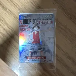 One Piece Monkey D. Luffy College Basketball US Voyage Trading Card STW-001 2026 - Image 1