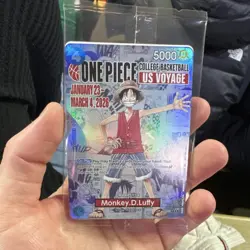 One Piece Monkey D. Luffy College Basketball US Voyage 2026 Card #2 Trading Card - Image 1