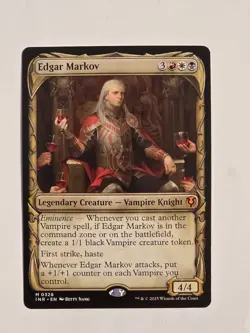 Edgar Markov M0328 Regular (Showcase) Innistrad Remastered MTG NM Never Played - Image 1