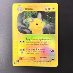 2003 POKEMON SKYRIDGE #27 RAICHU-REVERSE Holo Foil E-reader Pikachu - LP Grade - Image 1