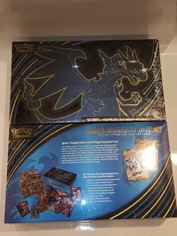 2x Pokemon TCG Mega Charizard X ex Ultra-Premium Collection Box LOT Sealed - Image 2