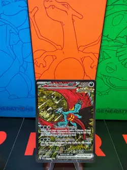 Pokemon TCG Prismatic Evolutions Roaring Moon EX Card 162/131 SIR - Image 1