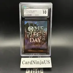 CGC GEM MINT 10 ONE PIECE DAY'25 10 DON !! Card Promo Premium Card Collection - Image 1