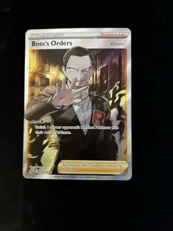 Boss's Orders Giovanni 058/072 Deck Exclusives Holo Rare Trainer Pokemon Card - Image 1