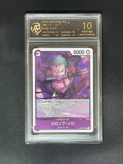 2024 ONE PIECE cards JAP Roronoa Zoro OP09-076 R RPA 10（SAME AS PSA 10) - Image 1