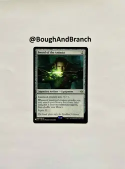 Sword of the Animist Archenemy: Nicol Bolas Regular - Image 1