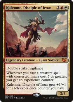 1x NM Kalemne, Disciple of Iroas MTG Commander 2015 C15 SV - Image 1