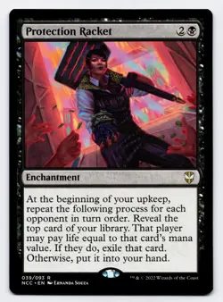 Protection Racket [039/093] NCC Rare Non-Foil [MTG Card English] - Image 1