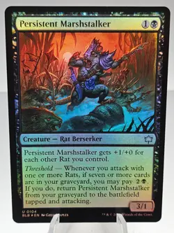 Persistent Marshstalker - 104 - Foil - BLB - NM - MTG Magic the Gathering - Image 1