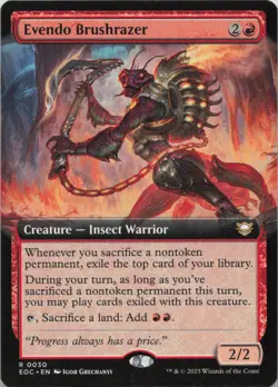 Evendo Brushrazer (Extended Art) R Commander: Edge of Eternities 30 NM - Image 1