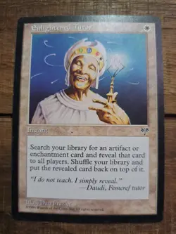 Enlightened Tutor - Mirage (MIR) 1996 Non-Foil LP Magic the Gathering - Image 2