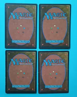 Magic the Gathering MTG Ice Age EARTHLINK X4 Rare ( 2 LP/EX & 2 MP) 1995 - Image 3