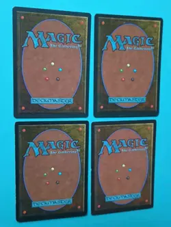 Magic the Gathering MTG Ice Age EARTHLINK X4 Rare ( 2 LP/EX & 2 MP) 1995 - Image 4
