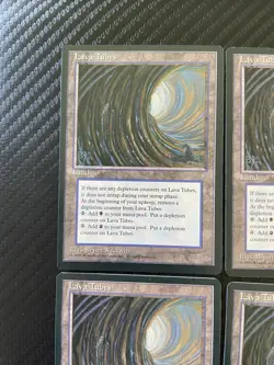 Lava Tubes Magic The Gathering Playset Of Four (4) NM Never Played - Image 2