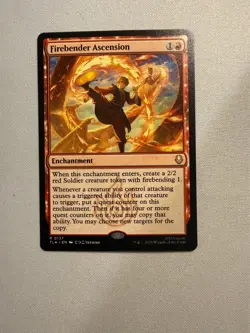 Firebender Ascension (Regular Rare) - MTG Avatar: The Last Airbender (TLA) #137 - Image 1