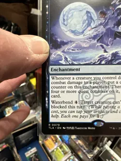 Waterbender Ascension Avatar NM Rare Enchantment MTG - Image 2