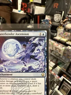 Waterbender Ascension Avatar NM Rare Enchantment MTG - Image 5