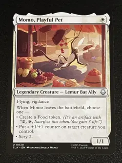MTG Avatar: The Last Airbender Momo, Playful Pet 0030 NM - Image 1